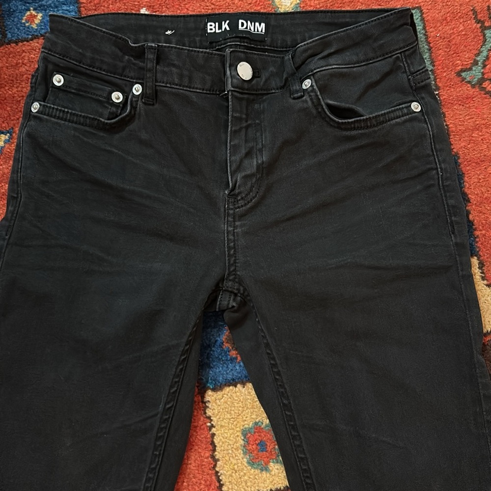 BLK DENIM Y2K MID RISE JEANS